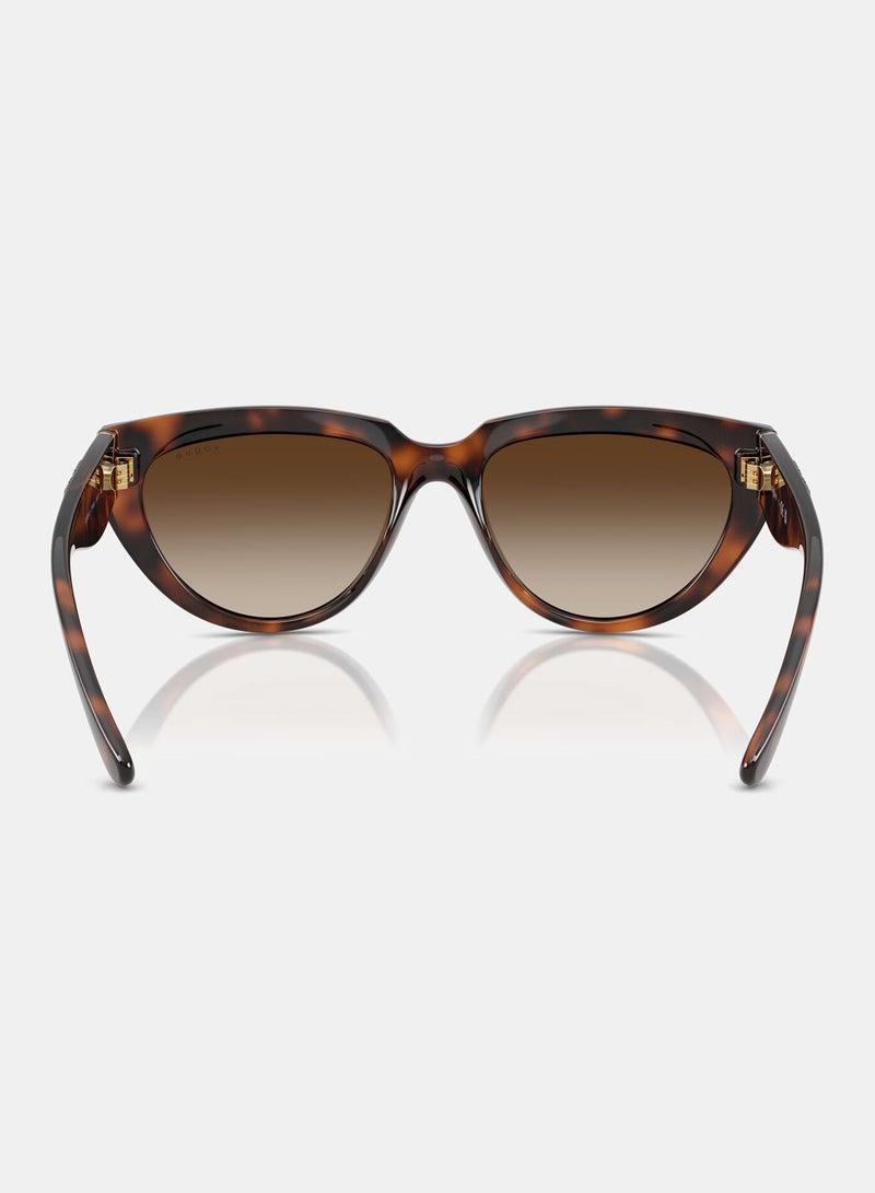 Vogue Full Rim Irregular Sunglasses 5629S, 54, 2718, 13 - Image 4